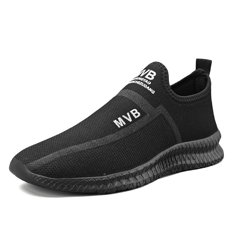 Damen Leichte Slip-On Sneakers mit atmungsaktivem Mesh-Obermaterial EB