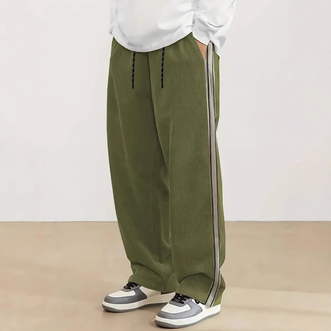 Herren komfortable Freizeithose mit seitlichem Streifen EB