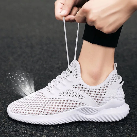 Damen Leichte und atmungsaktive Sneaker mit flexibler Sohle EB