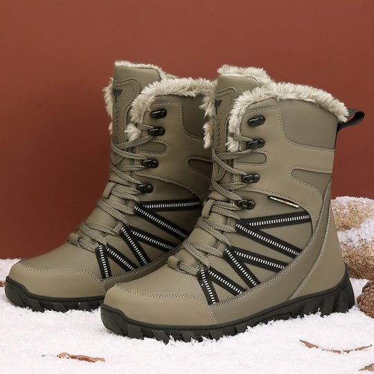 Damen Winterstiefel mit rutschfester Sohle und isolierendem Futter EB