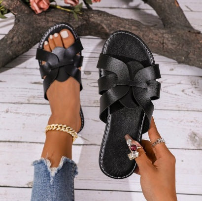 Damen Elegante und bequeme Riemchen-Sandalen EB