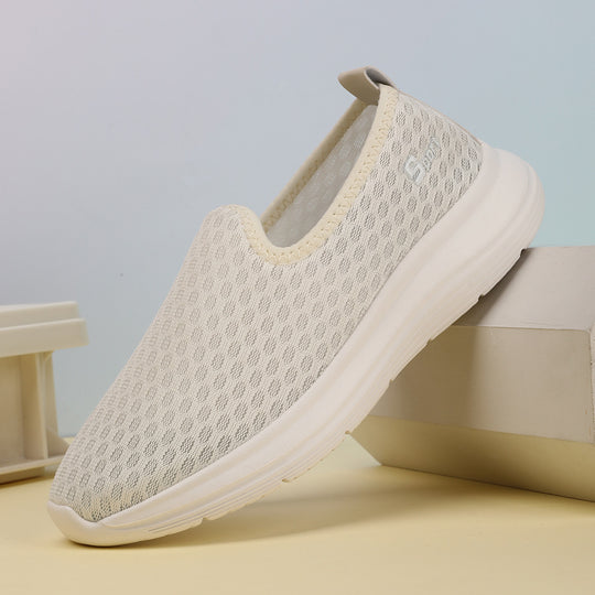 Damen Atmungsaktive Slip-On Sneakers mit innovativem Design EB