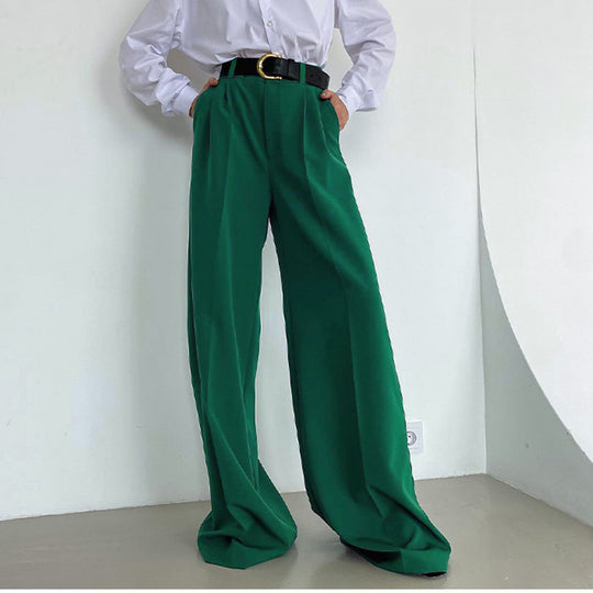 Damen Weite Palazzo-Hose mit eleganter Taillierung und modischem Schnitt EB