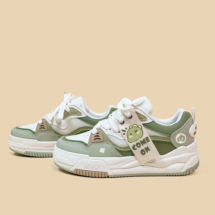 Damen sportliche Sneaker mit trendigem Design und atmungsaktivem Obermaterial EB