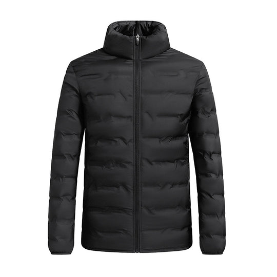 Herren leichte Steppjacke mit thermischer Füllung und Stehkragen EB