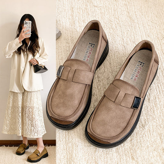 Damen Komfortable Slipper mit elegantem Schnallen-Design EB