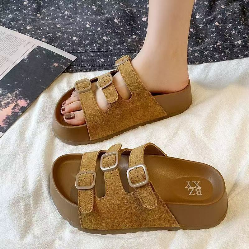 Damen Komfortable Clogs mit verstellbaren Schnallen EB
