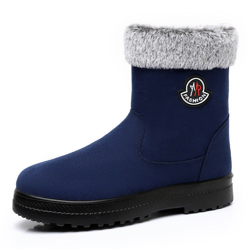 Damen Modische Winterboots mit kuscheligem Innenfutter und rutschfester Sohle EB