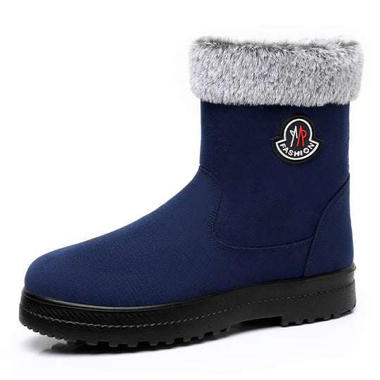 Damen Modische Winterboots mit kuscheligem Innenfutter und rutschfester Sohle EB