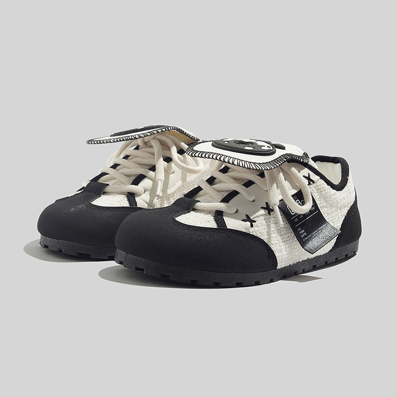 Damen Sportliche Sneaker mit atmungsaktiver Gewebestruktur und rutschfester Sohle EB