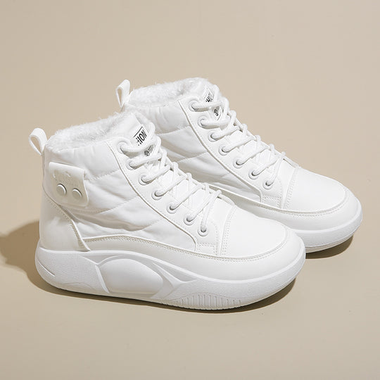 Damen Warmgefütterte High-Top Sneakers mit rutschfester Sohle EB