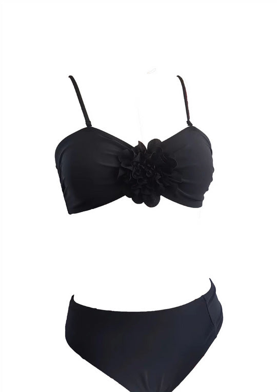 Damen Bikini-Set mit dekorativem Blumendesign und hochwertiger Materialbeschaffenheit EB