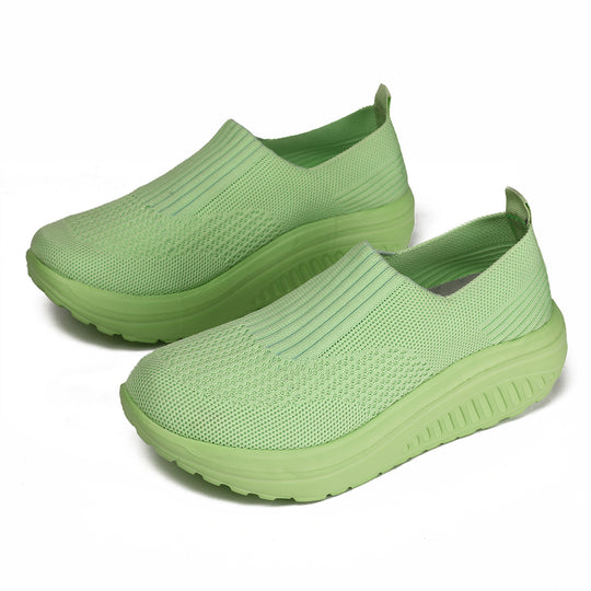 Damen Freizeitsneaker mit elastischem Mesh-Obermaterial und dämpfender Sohle EB