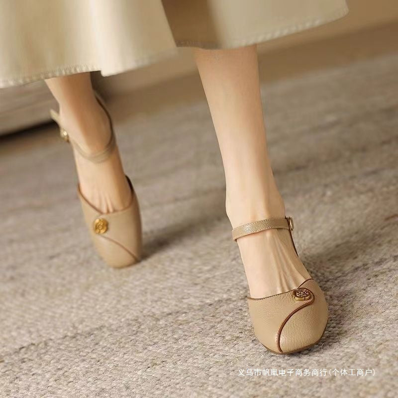 Damen Elegante Sling-Pumps mit komfortablem Fußbett und Schmuckdetail EB