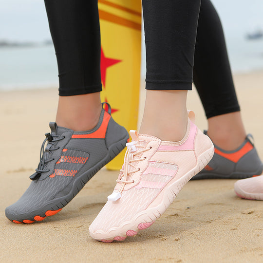 Damen Aqua-Laufschuhe mit elastischem Schnellschnürsystem und atmungsaktivem Obermaterial EB