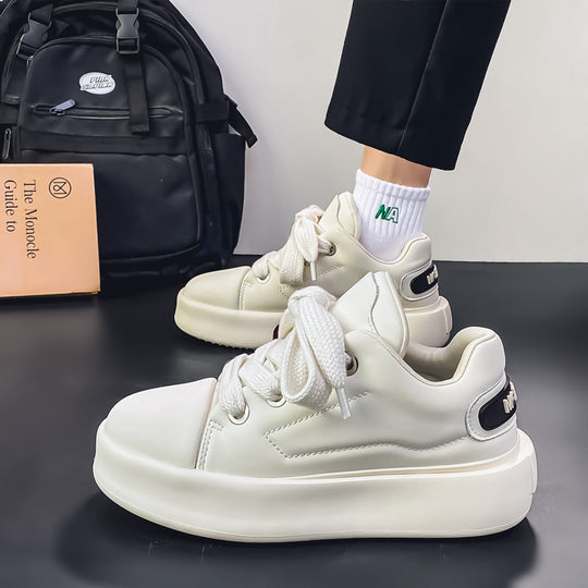 Damen Sneaker mit dicker Laufsohle und modischem Obermaterial EB