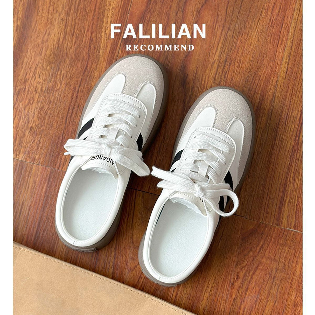 Damen Sportliche Sneakers mit dämpfender Sohle und klassischem Streifendesign EB