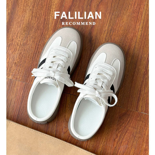 Damen Sportliche Sneakers mit dämpfender Sohle und klassischem Streifendesign EB