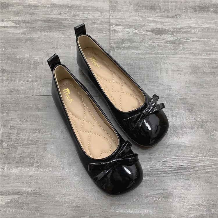 Damen Ballerinas mit süßer Schleifenapplikation und komfortablem Fußbett EB