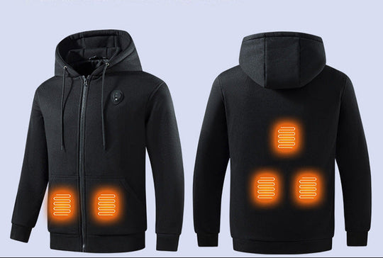 Damen beheizbare Kapuzenjacke R&B
