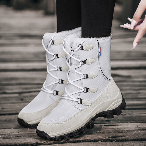 Damen Winterboots mit isolierender Fütterung und rutschfester Sohle EB
