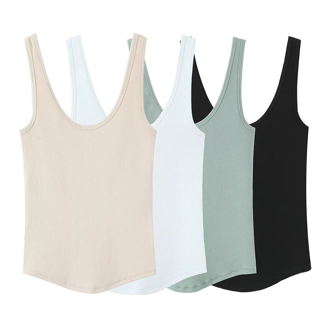 Damen Sportliches Basic Top EB