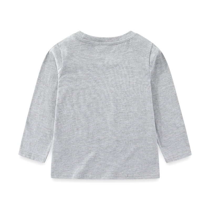 Jungen Langarmshirt mit buntem Baustellenfahrzeug-Design EB