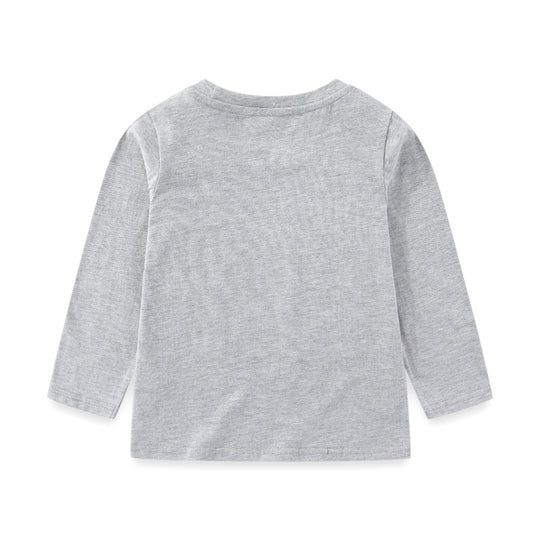 Jungen Langarmshirt mit buntem Baustellenfahrzeug-Design EB