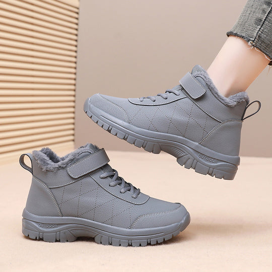 Damen Thermo-Wanderstiefel mit rutschfester Sohle und wärmendem Innenschuh EB