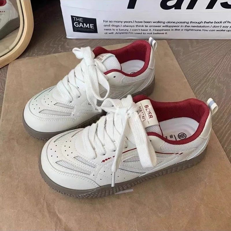 Damen Sportliche Sneakers mit atmungsaktiver Mesh-Oberfläche und stoßdämpfender Sohle EB