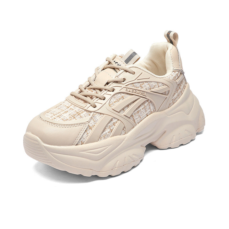 Damen Chunky Sneakers mit atmungsaktiver Mesh-Konstruktion und robustem Sohlenprofil EB