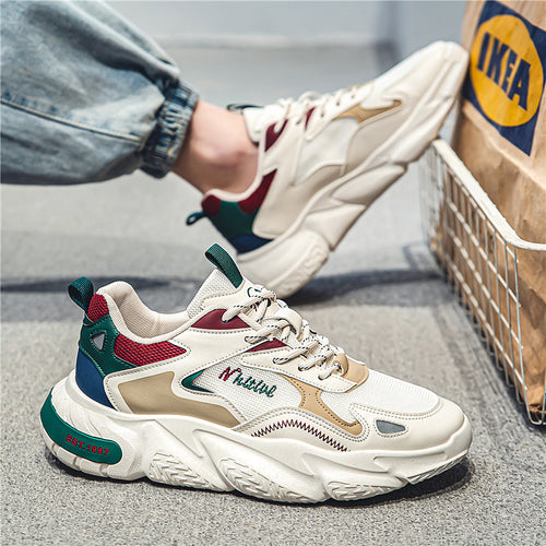 Damen Sportliche Sneakers mit atmungsaktiver Mesh-Oberfläche und robustem Design EB