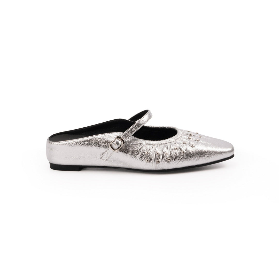 Damen Designer Ballerinas mit dekorativen Perlen EB