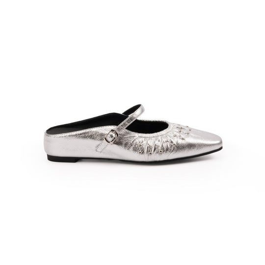 Damen Designer Ballerinas mit dekorativen Perlen EB