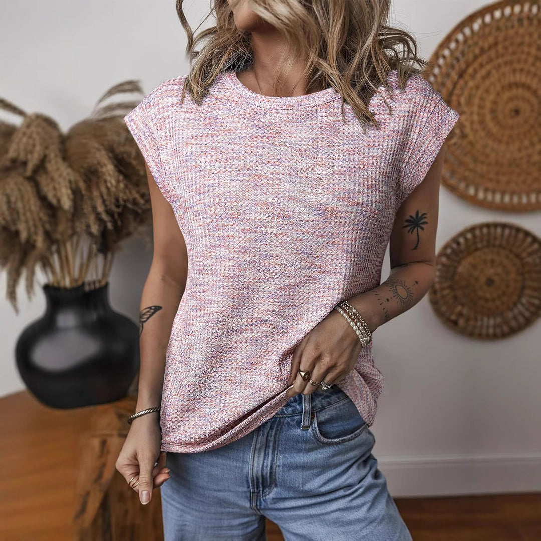 Damen Komfortables Kurzarmshirt mit lässigem Schnitt und atmungsaktivem Gewebe EB
