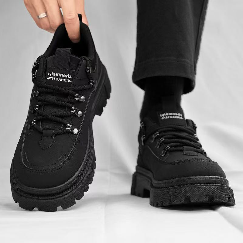 Damen trendige Trekking Sneakers mit strapazierfähigem Obermaterial und rutschfester Sohle EB