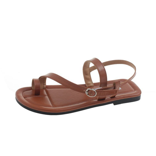 Damen Riemensandalen mit elegantem Schnallenverschluss EB