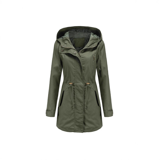 Damen Funktionsjacke mit verstellbarem Bund und Reißverschluss EB
