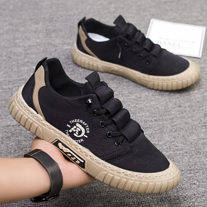 Damen Bequeme Sneaker mit elastischen Schnürsenkeln und rutschfester Sohle EB