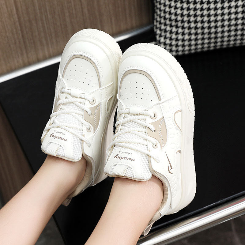Damen modische Freizeitsneaker mit atmungsaktiver Oberflächenstruktur und dämpfender Sohle EB