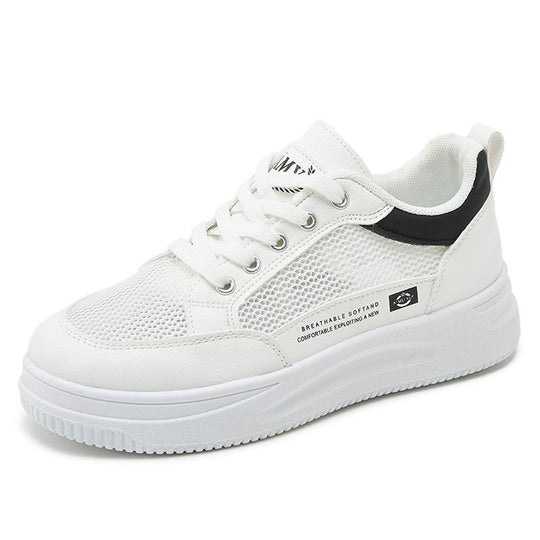 Damen modische Lightweight Sneakers mit atmungsaktivem Mesh und komfortabler Dämpfung EB