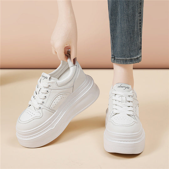 Damen bequeme Plateau-Sneaker mit luftiger Einspritzsohle EB