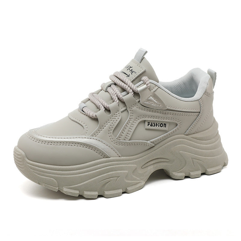 Damen Sportliche Chunky Sneakers mit rutschfester Sohle und dämpfendem Fußbett EB