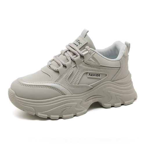 Damen Sportliche Chunky Sneakers mit rutschfester Sohle und dämpfendem Fußbett EB