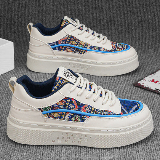 Damen Plateau Sneakers mit einzigartigem Design und bequemen Dämpfungselementen EB