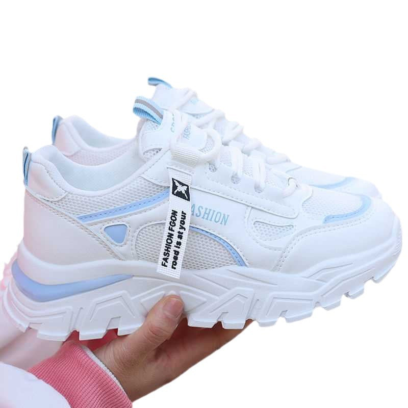 Damen Sportliche Chunky Sneakers mit Atmungsaktivem Obermaterial EB