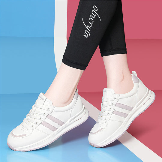 Damen modische und komfortable Sneakers mit atmungsaktiver oberer Schicht EB