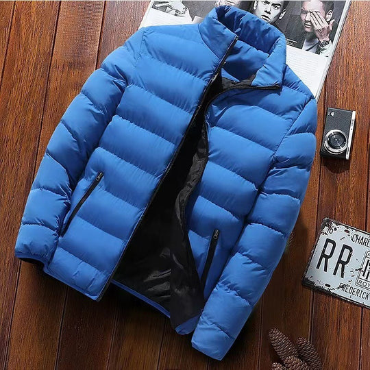 Herren nan gesteppte Thermojacke mit hohem Stehkragen und wasserabweisender Außenhülle EB