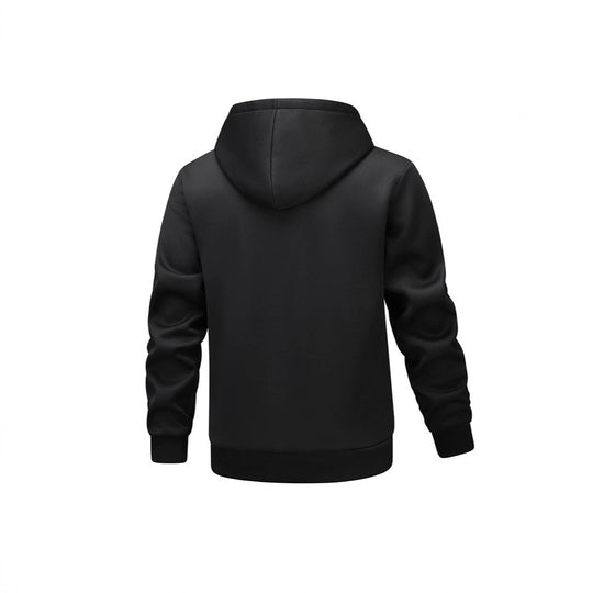 Herren Fleece-Kapuzenpullover mit Sherpa-Innenfutter und Kängurutasche EB