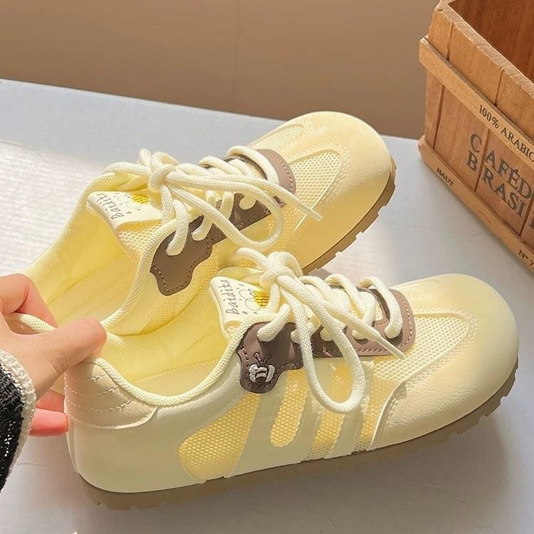 Damen Sportliche Freizeit-Sneaker mit atmungsaktiver Mesh-Oberfläche und bequemer Dämpfung EB
